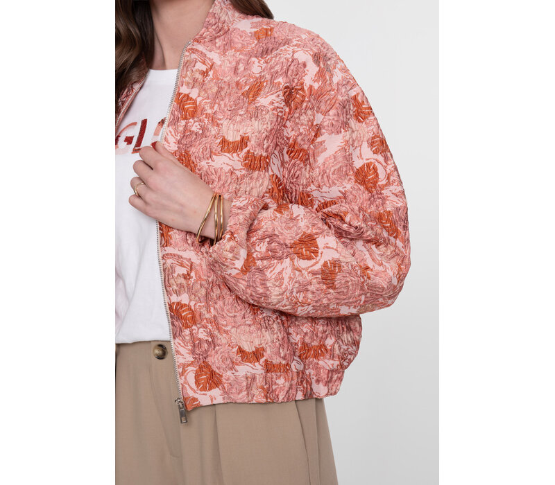 Geisha Bomber Jacquard Pink Combi