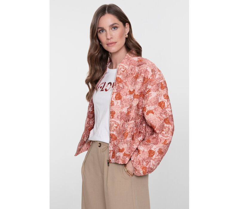 Geisha Bomber Jacquard Pink Combi