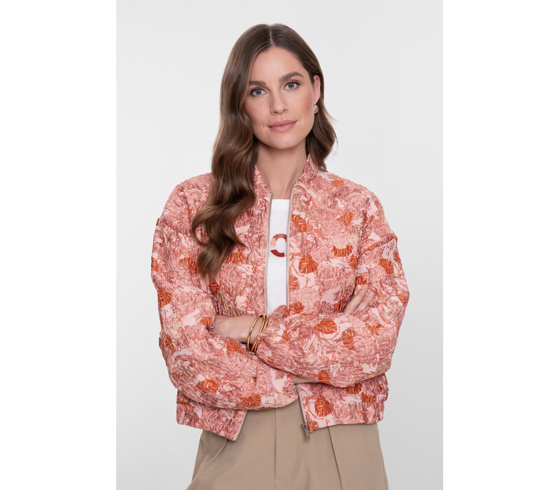 Geisha Bomber Jacquard Pink Combi