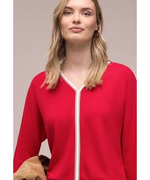 StreetOne Street One Shirt Striped Panel