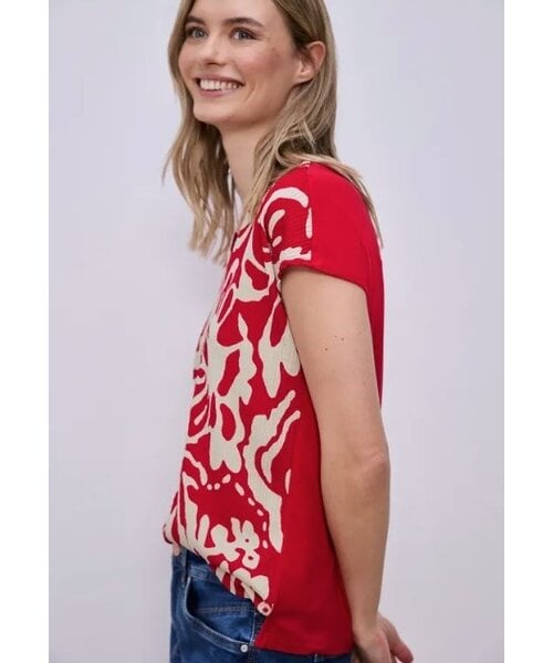 StreetOne Street One Printed Structure Mat Mix Shirt