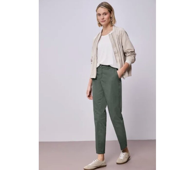 Street One Chino Twill Cilantro Green