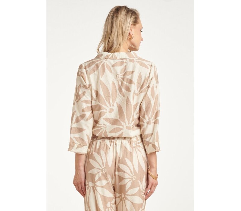 Smashed Lemon Blouse Off White Dark Sand