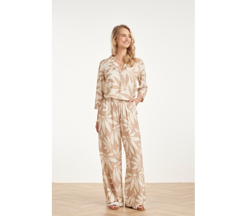 Smashed Lemon Blouse Off White Dark Sand