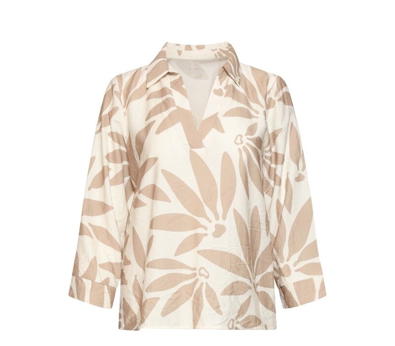 Smashed Lemon Blouse Off White Dark Sand