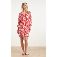 Smashed Lemon Dress Red White