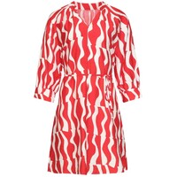 Smashed Lemon Dress Red White