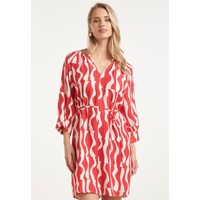 Smashed Lemon Dress Red White