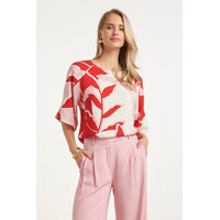 Smashed Lemon Blouse Red Pink