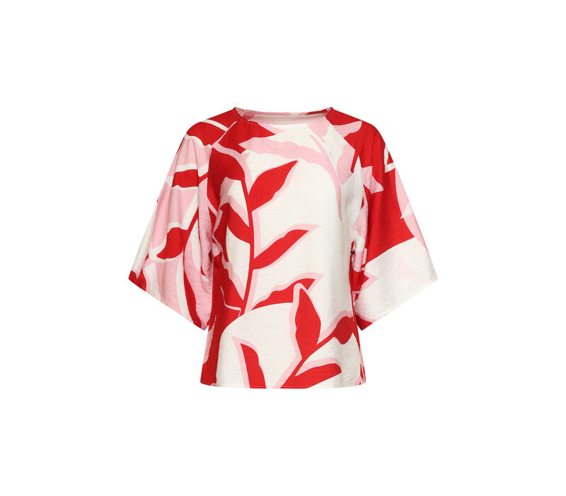 Smashed Lemon Blouse Red Pink