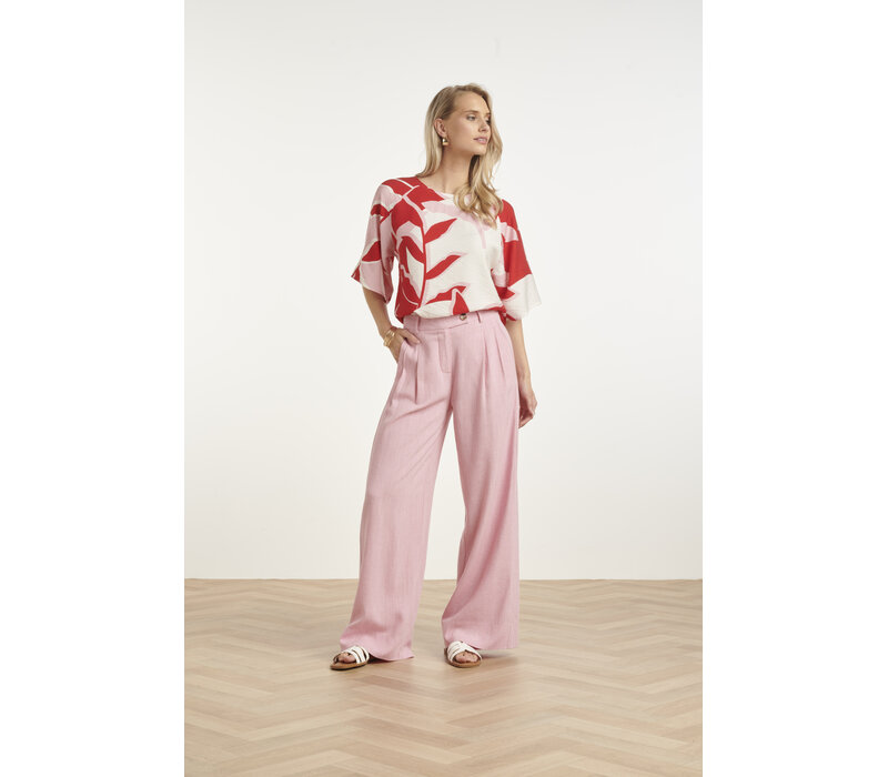 Smashed Lemon Blouse Red Pink