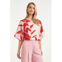 Smashed Lemon Blouse Red Pink