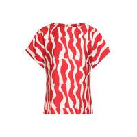 Smashed Lemon Blouse Red White