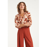 Smashed Lemon Blouse Brique Multicolour