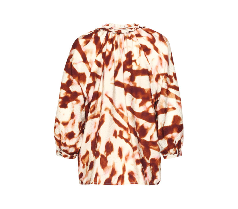 Smashed Lemon Blouse Brique Multicolour