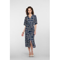 Geisha Dress Navy Sand