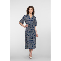 Geisha Dress Navy Sand