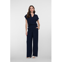 Geisha Pants Crinckle Navy