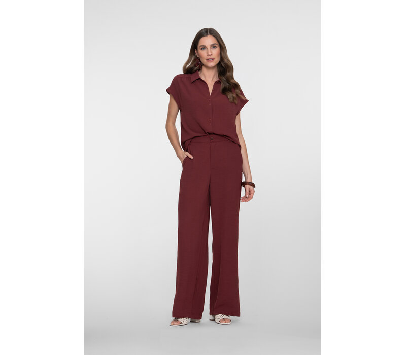 Geisha Pants Crinckle Cherry