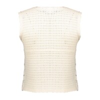 Geisha Vest Jacquard Ecru