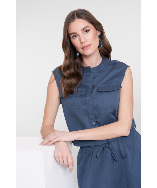 Geisha Geisha Gilet Drawstring