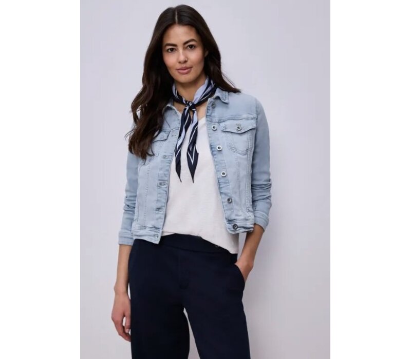 Street One Denim Jacket Light Blue Washed