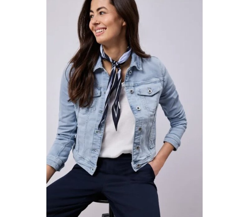 Street One Denim Jacket Light Blue Washed