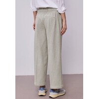Street One Fishbone Button Straight Leg Smoke Beige