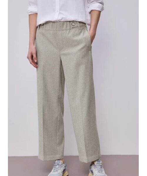 StreetOne Street One Fishbone Button Straight Leg