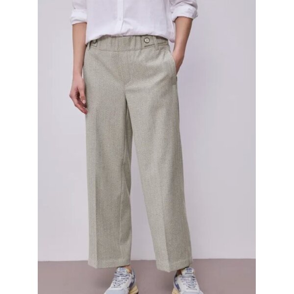 Street One Fishbone Button Straight Leg 