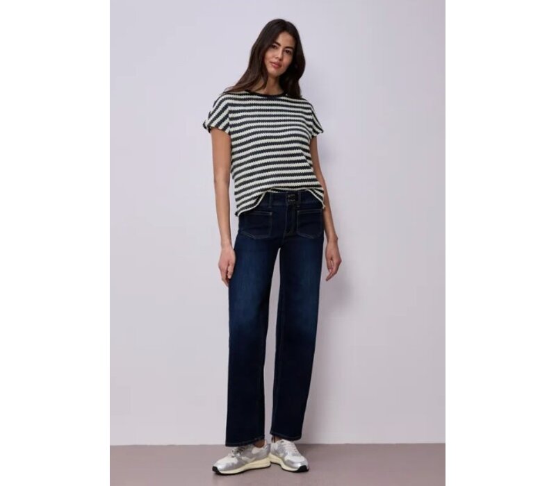 Street One Christa Structure Shadowed Navy