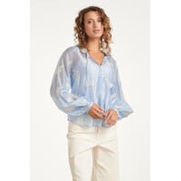 Smashed Lemon Blouse Light Blue
