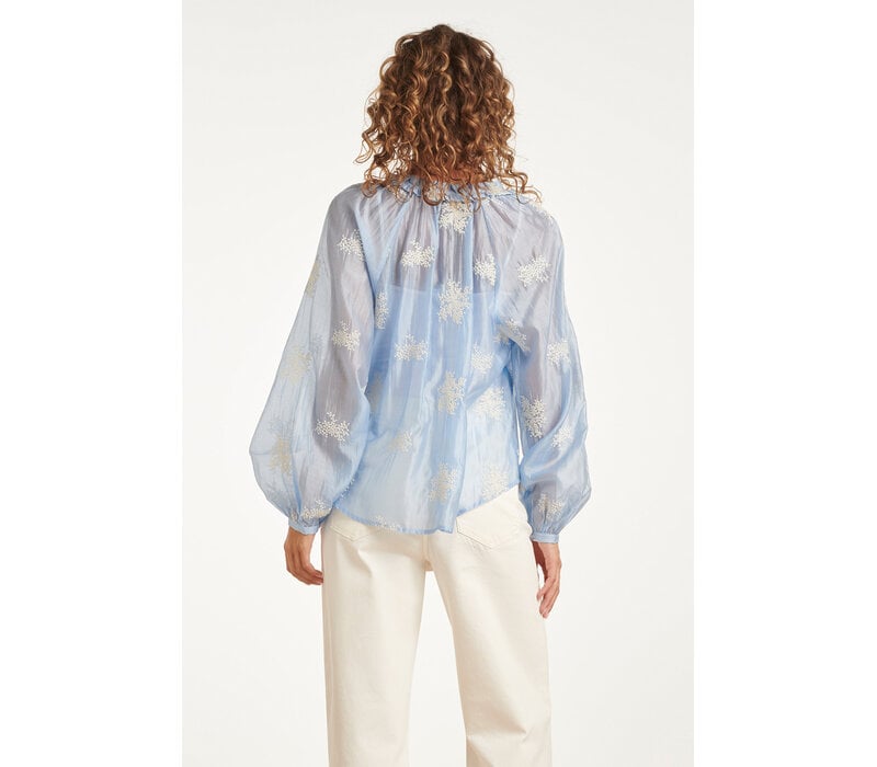 Smashed Lemon Blouse Light Blue