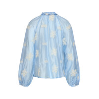 Smashed Lemon Blouse Light Blue
