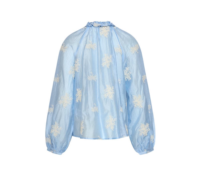 Smashed Lemon Blouse Light Blue
