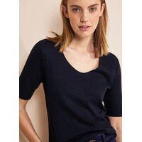 Street One Palmira Basic Shirt Deep Blue