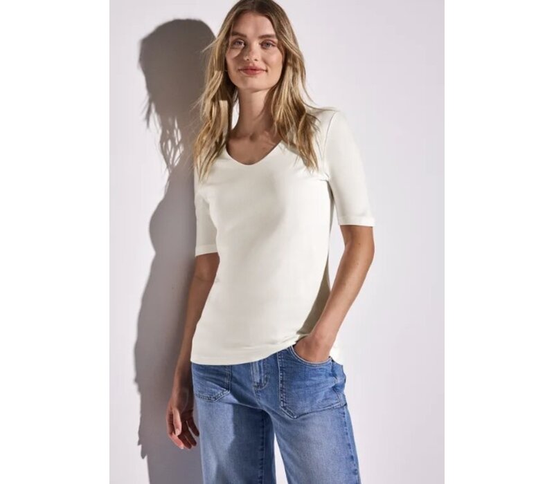 Street One Palmira Basic Shirt Off White
