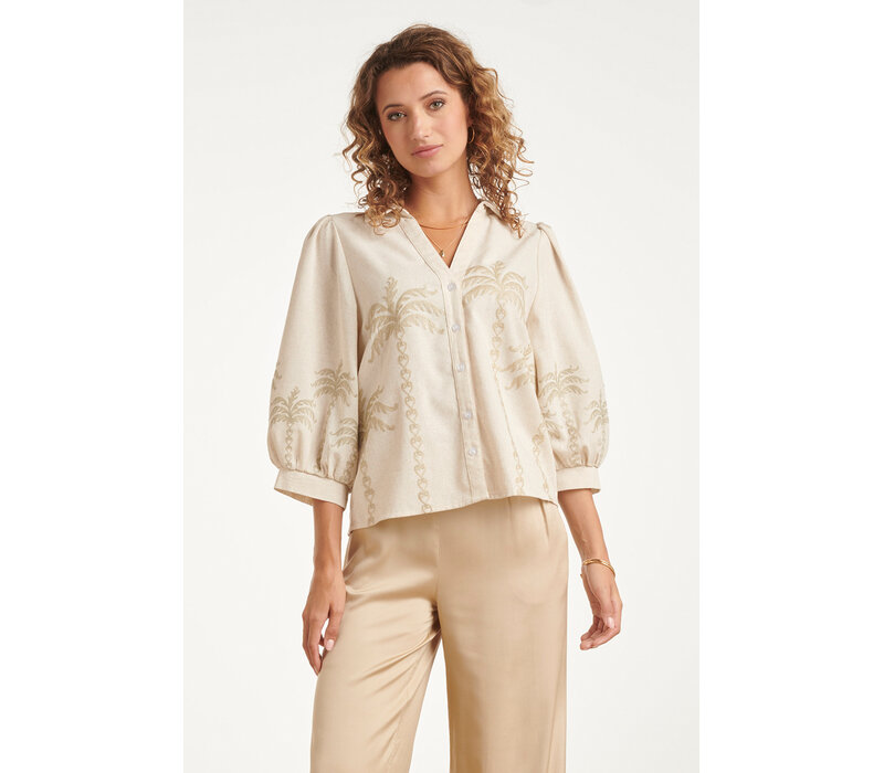 Smashed Lemon Blouse Off White