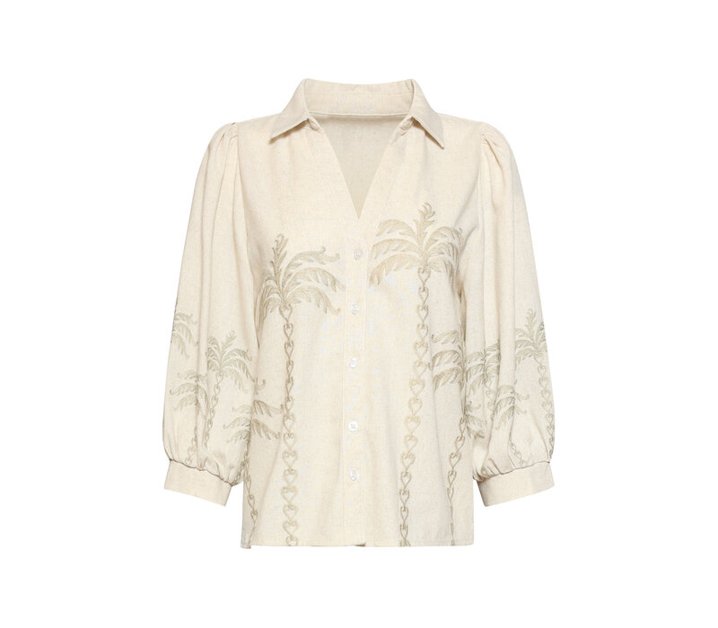 Smashed Lemon Blouse Off White