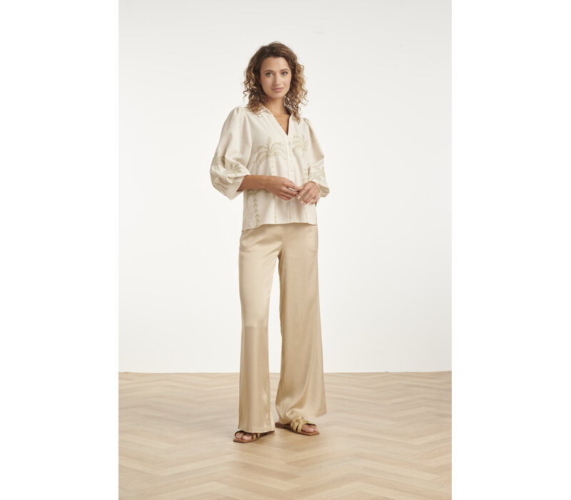 Smashed Lemon Blouse Off White