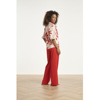 Smashed Lemon Blouse White Red