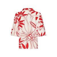 Smashed Lemon Blouse White Red