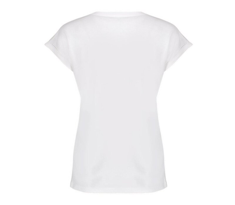 Geisha T-Shirt Mystic Off White Black