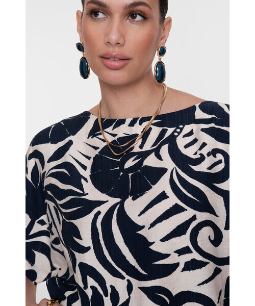 Geisha Geisha Top Flower Bi-Color