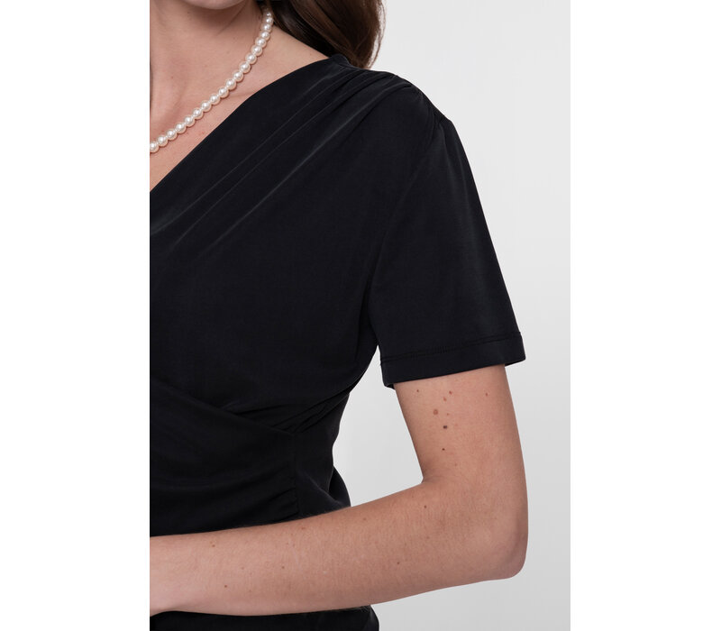 Geisha T-Shirt Crossed Black