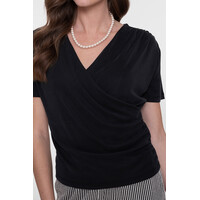 Geisha T-Shirt Crossed Black