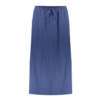 Geisha Skirt Lace Waistband Ink Blue