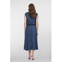 Geisha Skirt Lace Waistband Ink Blue