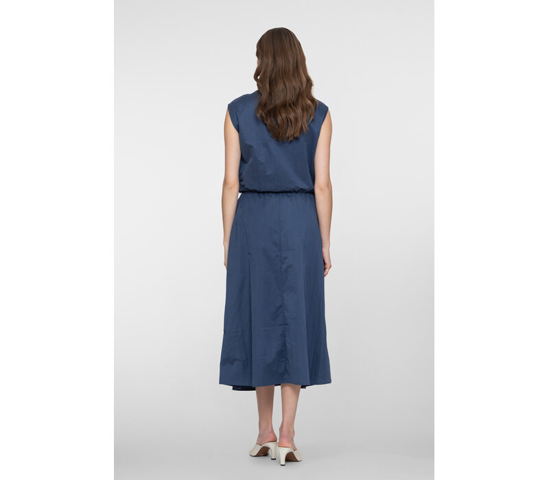 Geisha Skirt Lace Waistband Ink Blue