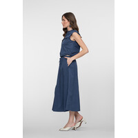 Geisha Skirt Lace Waistband Ink Blue